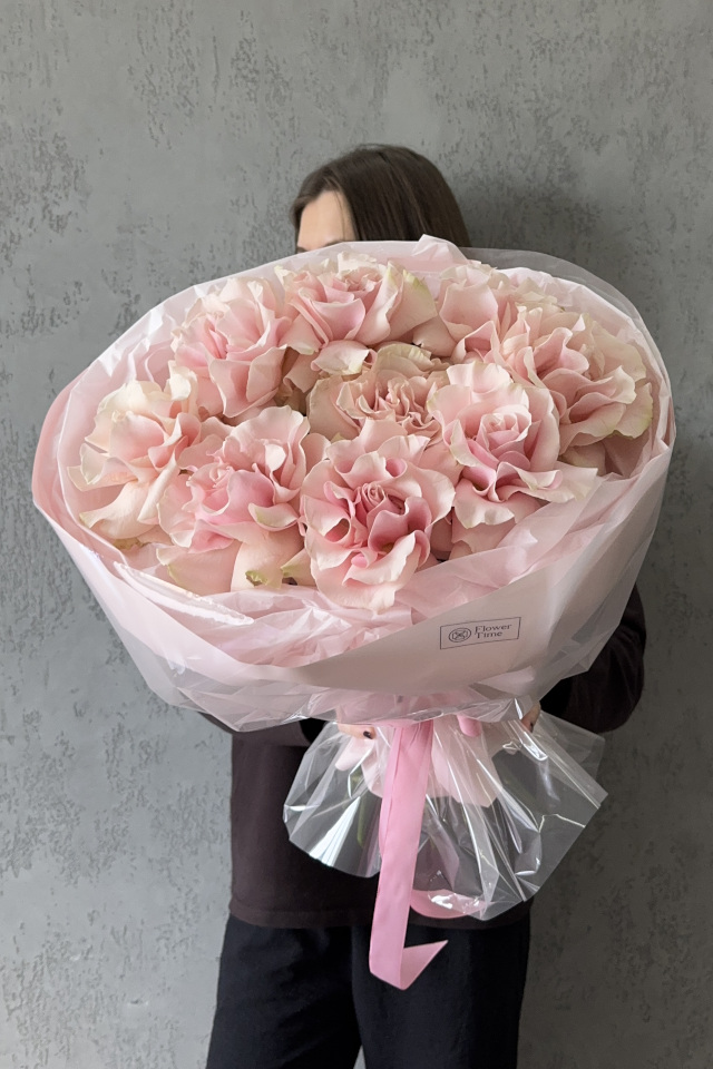 Букет из французских роз Pink
