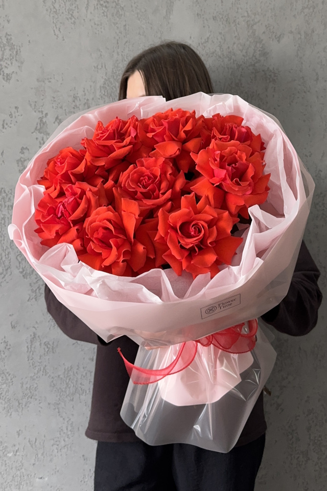 Букет из французских роз Red