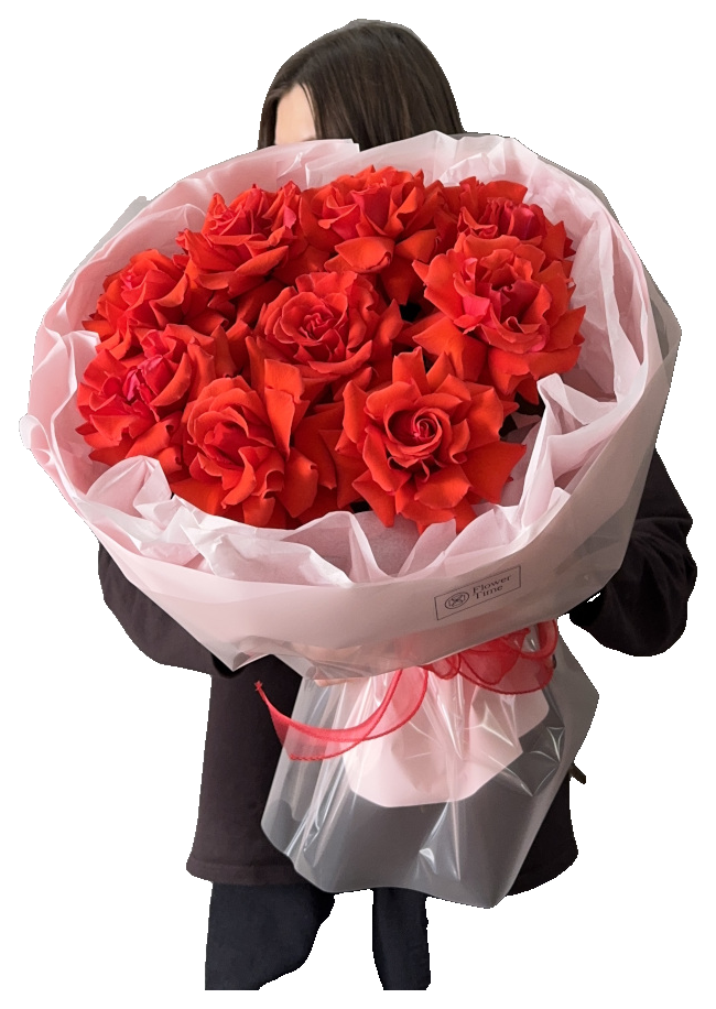Букет из французских роз Red